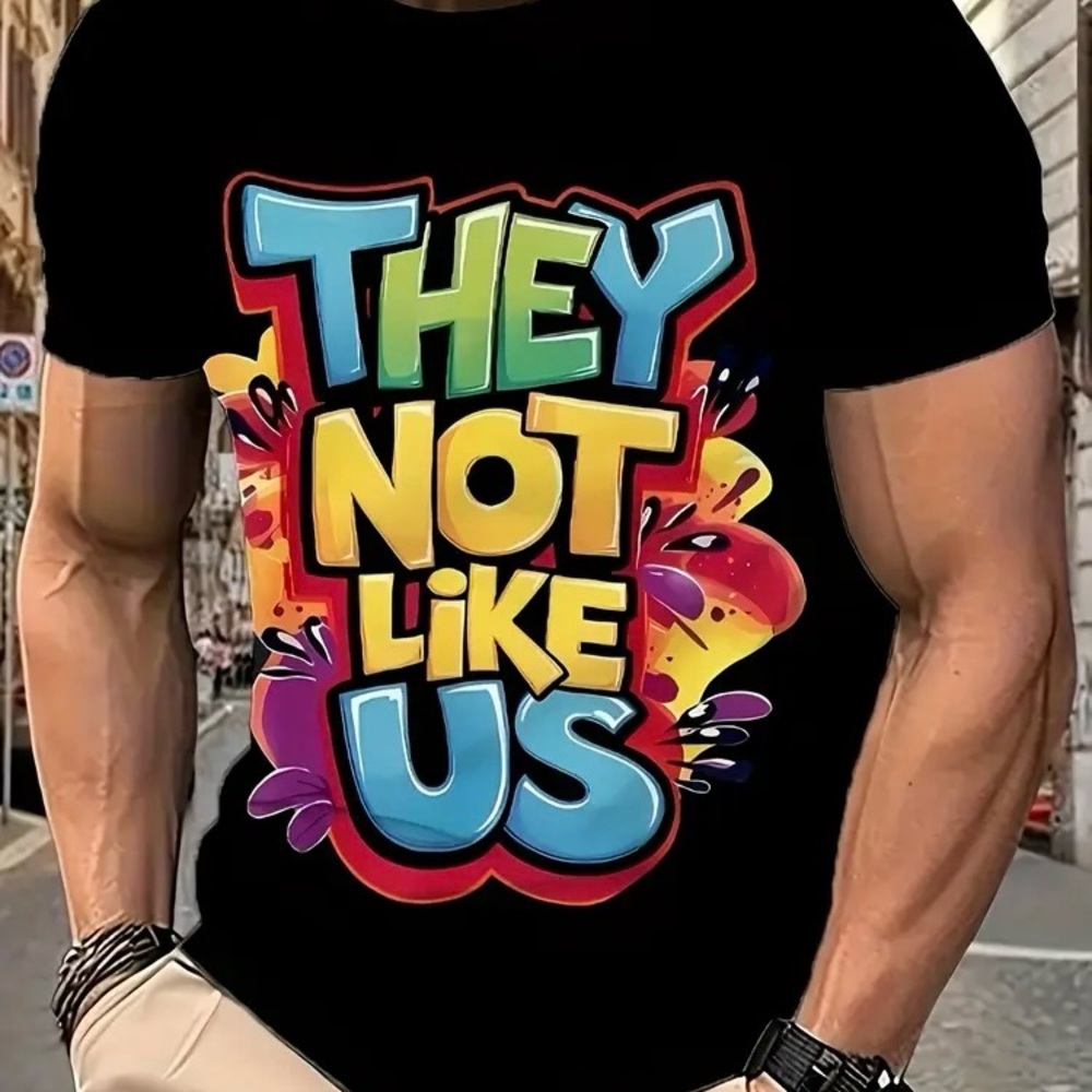 They not like us Classic Men’s Black T Shirts